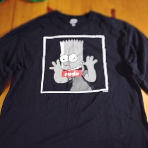 Mi Black Long Sleeve Graphic Tee